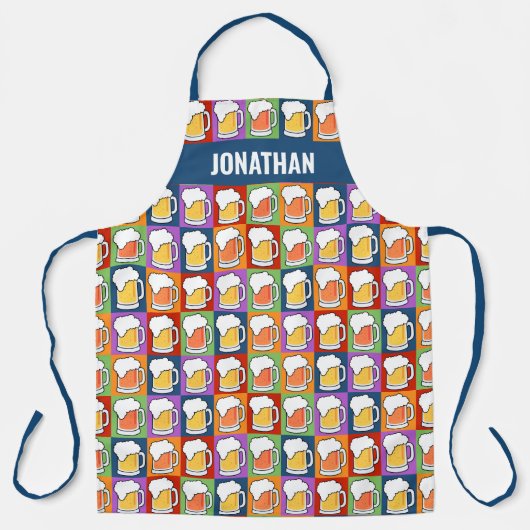 BIER Pop Art schort (Voorkant)