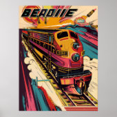  Bier Poster - Reclame van de Brouwerij Retro (Voorkant)