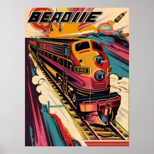  Bier Poster - Reclame van de Brouwerij Retro (Voorkant)