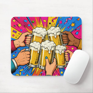 Bier Proost Pop Art Muismat