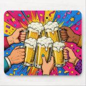 Bier Proost Pop Art Muismat (Voorkant)