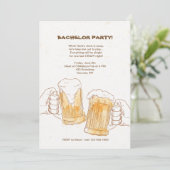 Bier Proost Uitnodiging (Staand voorkant)