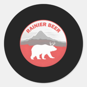 Bier Rainier Ronde Sticker
