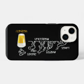 Bier-revolutie iPhone Hoesje (Achterkant horizontaal)