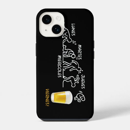 Bier-revolutie iPhone Hoesje (Achterkant)
