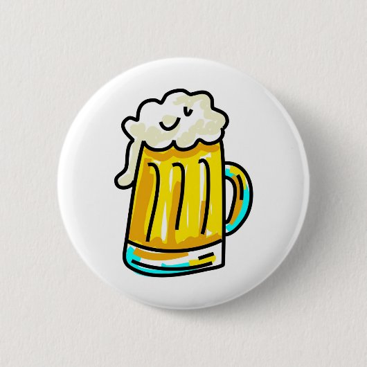 bier ronde button 5,7 cm (Voorkant)