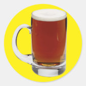 Bier Ronde Sticker (Voorkant)
