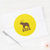 Bier Ronde Sticker (Envelop)