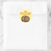 bier ronde sticker (Tas)