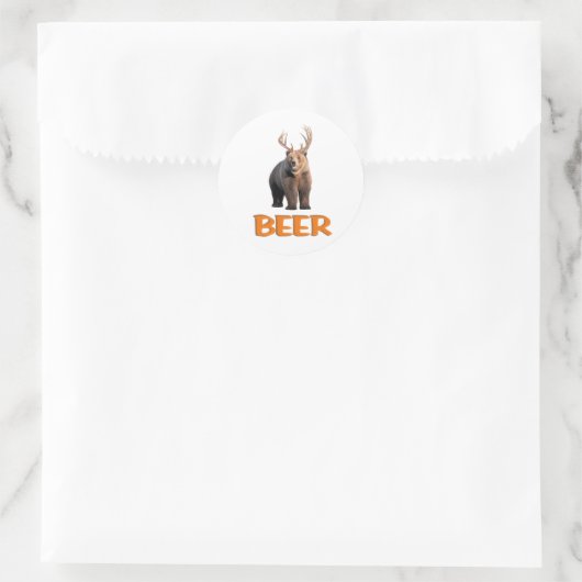 Bier Ronde Sticker (Tas)