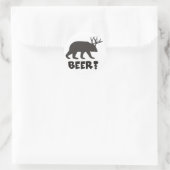 Bier? Ronde Sticker (Tas)