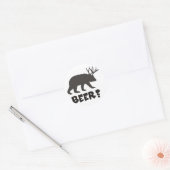 Bier? Ronde Sticker (Envelop)