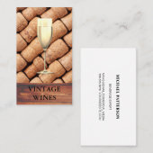 Bier Rustic Wood | Champagne | Winnerij Visitekaartje (Voorkant / Achterkant)