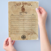 Bier sampler flyer (Hand)