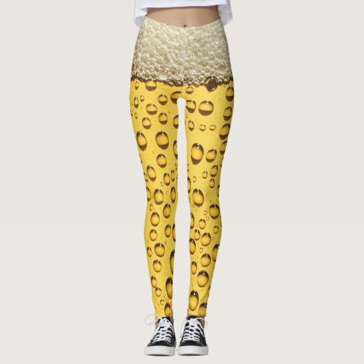 Bier Schuim en Bellen Leggings (Voorkant)