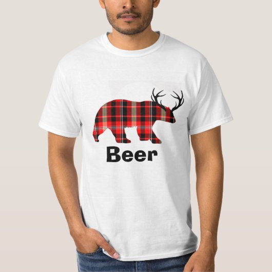 Bier shirt. Grappig geschenk. T-shirt (Voorkant)
