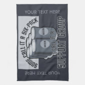 Bier Six Pack aangepaste handdoek (Verticaal)