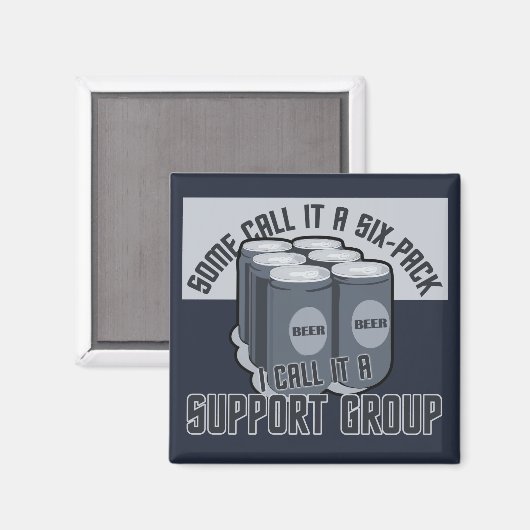 Bier Six Pack aangepaste magneet (Voorkant / Achterkant)