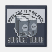 Bier Six Pack aangepaste magneet (Voorkant)