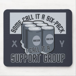 Bier Six Pack aangepaste mousepad Muismat