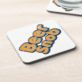 Bier Snob Vintage Bier Onderlegger Onderzetter (Linkerzijde)
