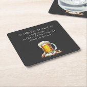 Bier so suffig kartonnen onderzetters (Schuin)