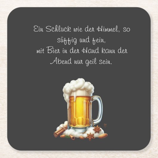 Bier so suffig kartonnen onderzetters (Voorkant)