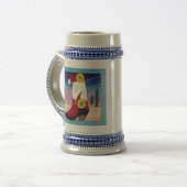 Bier, Stein - Cowboy Boot, allemaal gekleed Bierpul (Voorkant links)