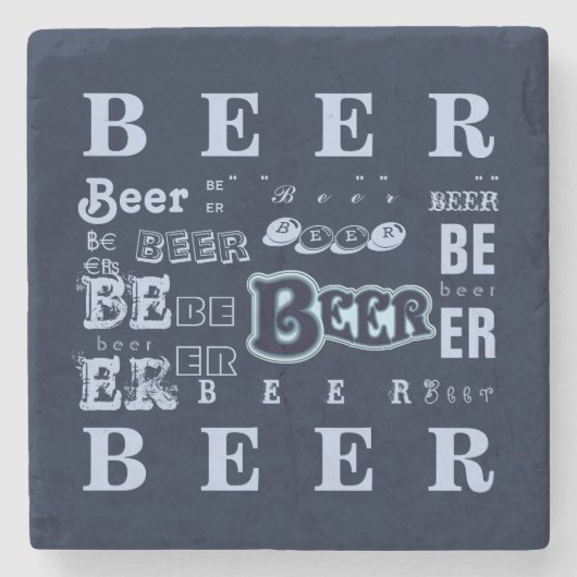 Bier Stenen Onderzetter (Voorkant)