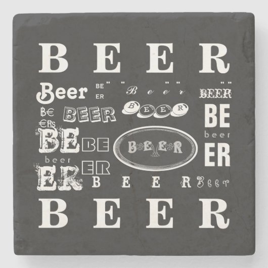 Bier Stenen Onderzetter (Voorkant)