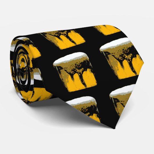 Bier Stropdas (Opgerold)