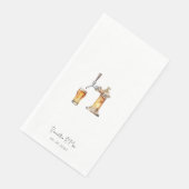 Bier Tap Bruiloft Servet (Hoek)