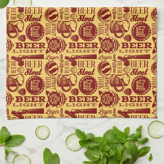 Bier Theedoek (Gevouwen)