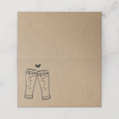 Bier Toast Gevouwen Tent Stijl Plaats Kaart Plaatskaartje (Buitenkant ongevouwen)