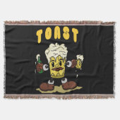 Bier Toast Mascot Deken (Voorkant)