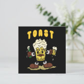 Bier Toast Mascotte (Staand voorkant)