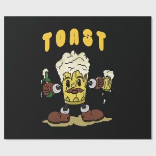 Bier Toast Mascotte Cadeaupapier