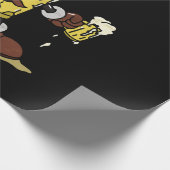Bier Toast Mascotte Cadeaupapier (Hoek)