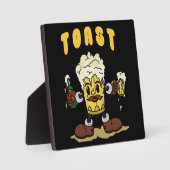 Bier Toast Mascotte Fotoplaat (Voorkant)