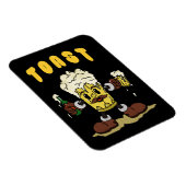 Bier Toast Mascotte Magneet (Rechterzijde)