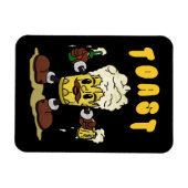 Bier Toast Mascotte Magneet (Horizontaal)