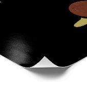 Bier Toast Mascotte Perfect Poster (Hoek)