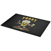 Bier Toast Mascotte Snijplank (Hoek)