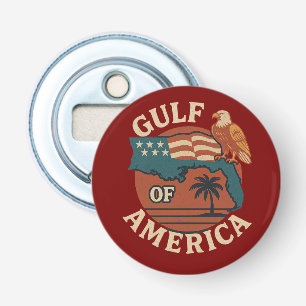 Bier uit de Golf van Amerika Button Flesopener