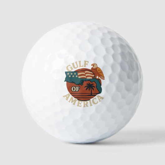 Bier uit de Golf van Amerika Golfballen (Voorkant)