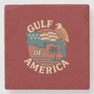 Bier uit de Golf van Amerika Stenen Onderzetter