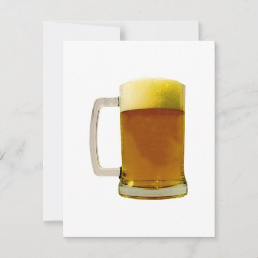 Bier uitnodigen - Bier gepersonaliseerde uitnodigi Kaart (Voorkant)
