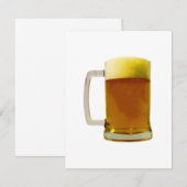 Bier uitnodigen - Bier gepersonaliseerde uitnodigi Kaart (Voorkant / Achterkant)