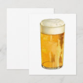 Bier Uitnodiging - Bier Persoonlijke Uitnodigingen (Voorkant / Achterkant)