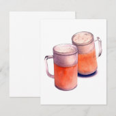 Bier uitnodigingen - Bier uitnodigingen (Voorkant / Achterkant)